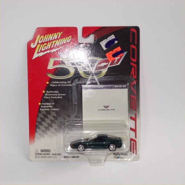 Johnny Lightning 1999 Chevrolet Corvette Navy Blue Metallic Hard Top #44 of 50