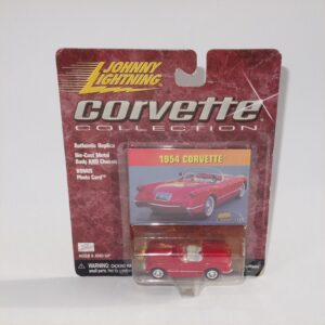 Johnny Lightning 1954 Chevrolet Corvette Red Open Top 