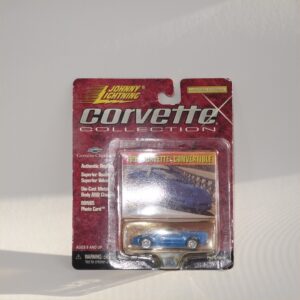 Johnny Lightning 1998 Chevrolet Corvette Blue Open Top