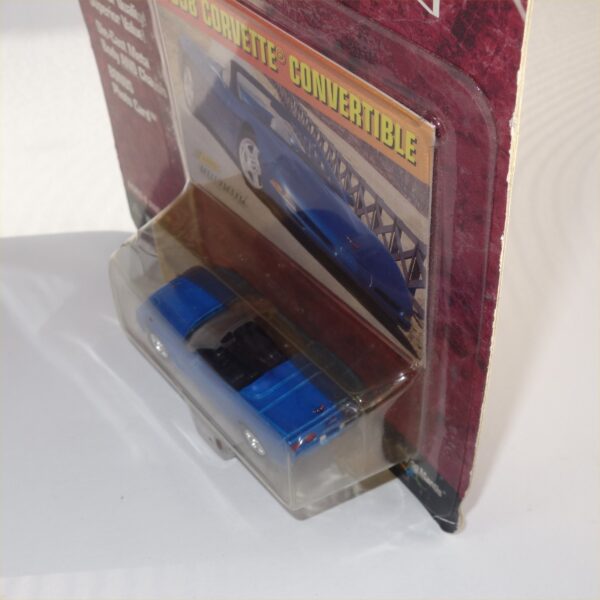 Johnny Lightning 1998 Chevrolet Corvette Blue Open Top - Image 5