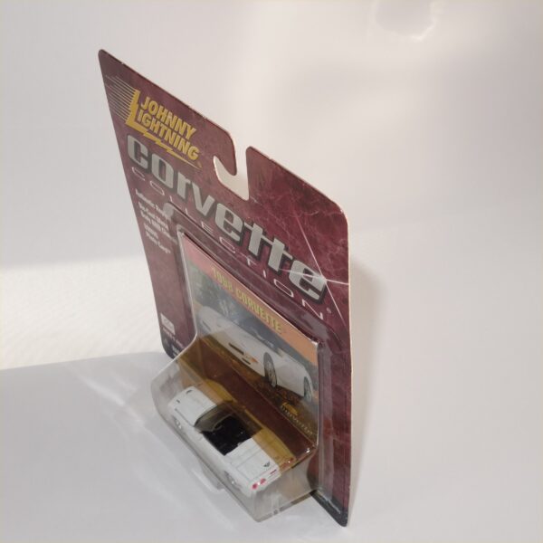 Johnny Lightning 1998 Chevrolet Corvette White Open Top - Image 6