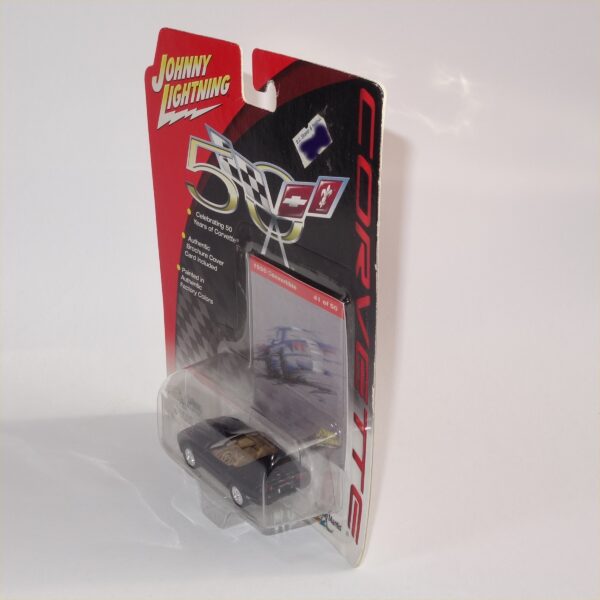 Johnny Lightning 1996 Chevrolet Corvette Black Open Top #41 of 50 - Image 5