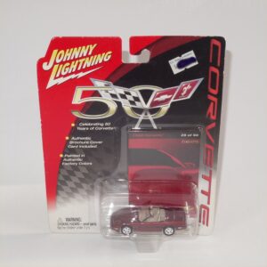 Johnny Lightning 1988 Chevrolet Corvette Flame Red Open Top #28 of 50 