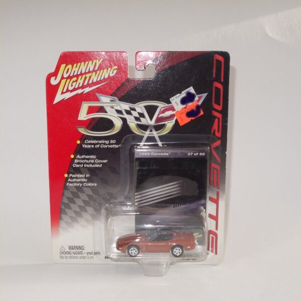 Johnny Lightning 1994 Chevrolet Corvette Torch Red Hard Top #37 of 50