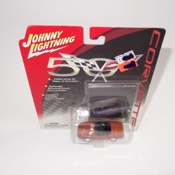 Johnny Lightning 1994 Chevrolet Corvette Torch Red Hard Top #37 of 50 - Image 4