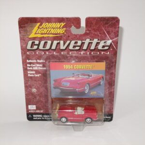 Johnny Lightning 1954 Chevrolet Corvette Coupe Sportsman Red Open Top