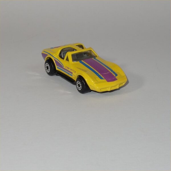 Matchbox #MB58 Chevrolet Corvette "T" Top Yellow - Image 2