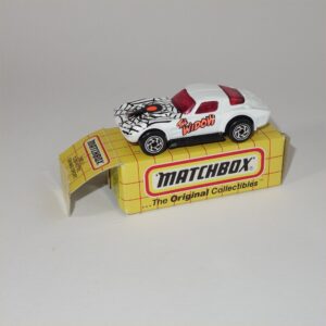 Matchbox #MB2 Chevrolet Corvette Grand Sport The Widow White