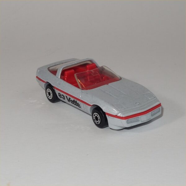 Matchbox 1983 Chevrolet Corvette Grey #01-00-14 - Image 6