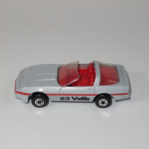 Matchbox 1983 Chevrolet Corvette Grey #01-00-14 - Image 7