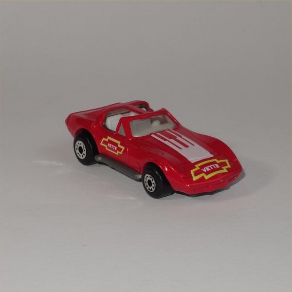 Matchbox #MB58 Chevrolet Corvette "T" Top Red - Image 6
