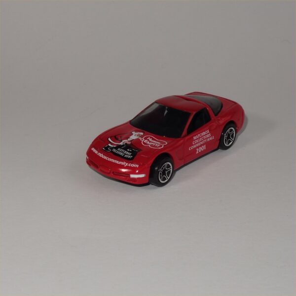 Matchbox 2001 Collectors Limited Edition 97 Chevrolet Corvette Hard Top Red - Image 3
