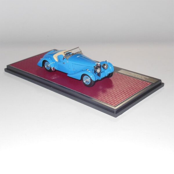 Matrix MX40205-091 Bugatti 57S Corsica Roadster Campbell 1937 Blue - Image 4