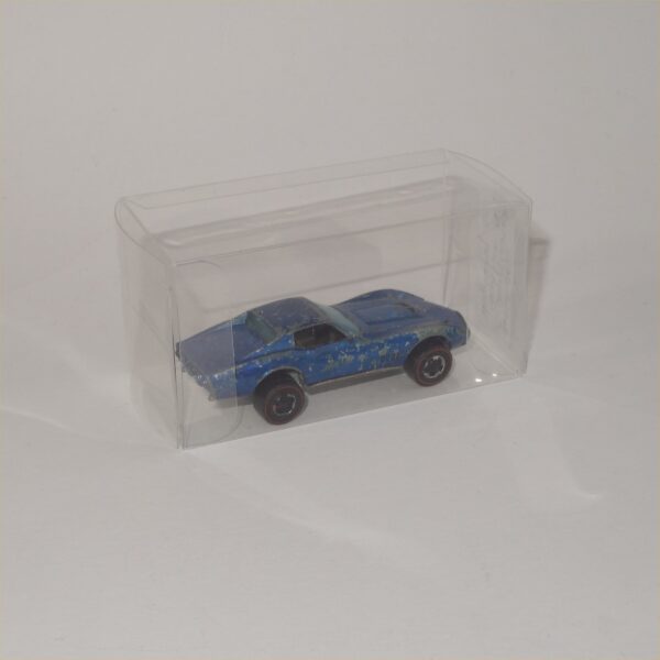 Hot Wheels Custom Corvette 1967 Original Redline Spectra Flame Blue.