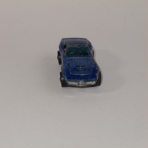 Hot Wheels Custom Corvette 1967 Original Redline Spectra Flame Blue - Image 6