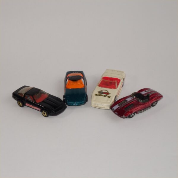 Hotwheels Corvettes Selection x 4 Loose Models Lot#1040