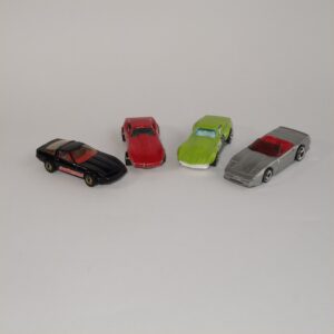 Hotwheels Corvettes Selection x 4 Loose Models Lot#1042