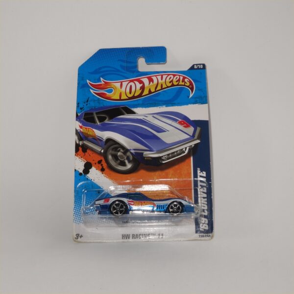 Mattel Hot Wheels No 8 of 10 Chevrolet Corvette 1969 - Image 3