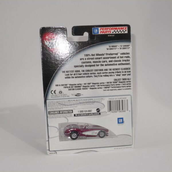 Mattel Hotwheels GM Performance Parts Series 1958 Chevrolet Corvette