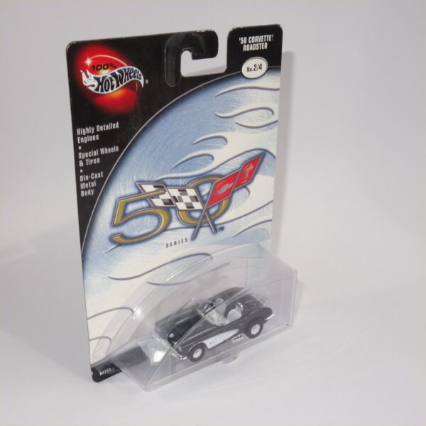 Mattel Hotwheels 50th Series #2/4 1958 Chevrolet Corvette Roadster - Image 2