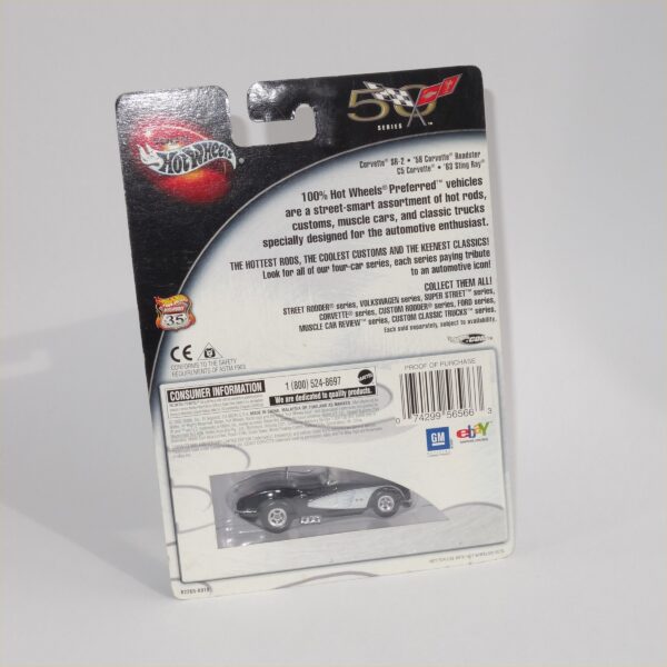 Mattel Hotwheels 50th Series #2/4 1958 Chevrolet Corvette Roadster