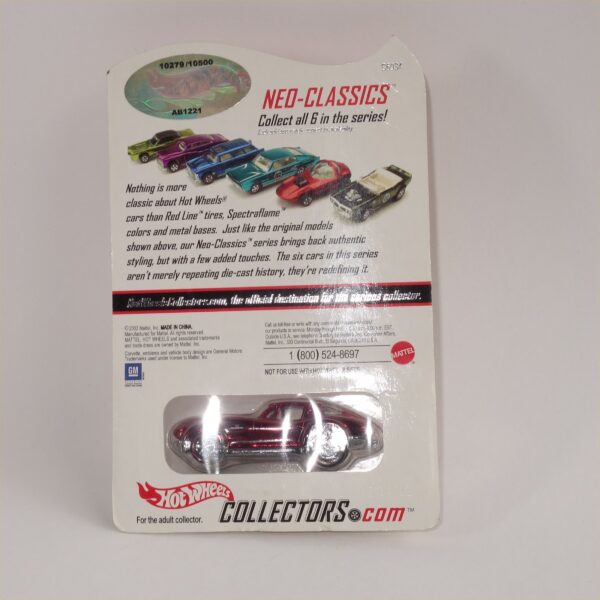 Mattel Hot Wheels Neo Classic Series 2 of 6 1963 Chevrolet Corvette