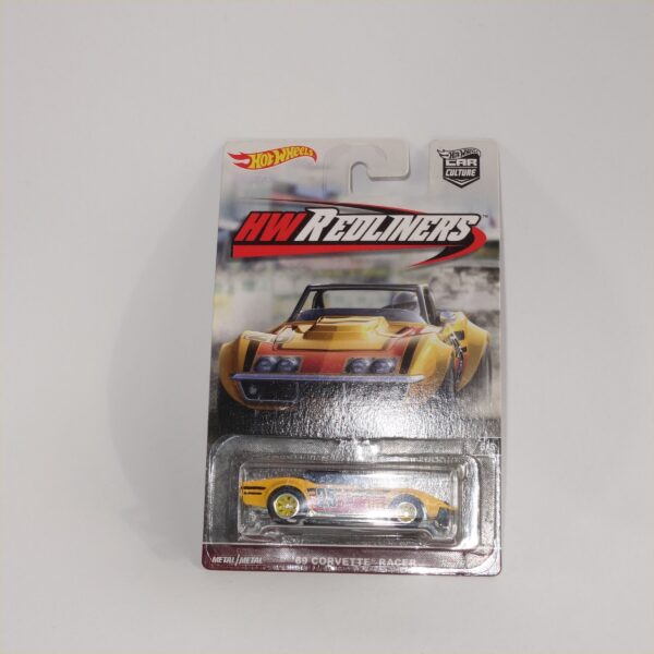 Mattel Hot Wheels HW Redliners 5/5 1969 Chevrolet Corvette - Image 5
