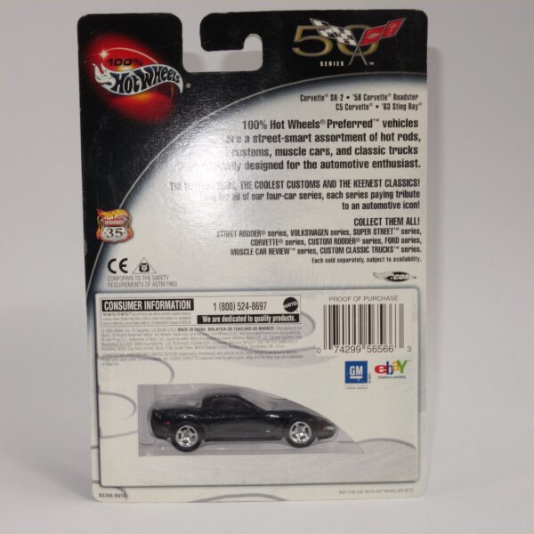 Mattel Hotwheels 50th Series #3/4 C5 Chevrolet Corvette