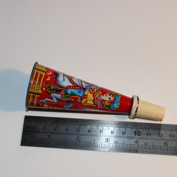Vintage Japan Hooter Whistle Party Favour Show Bag Cowgirl Image