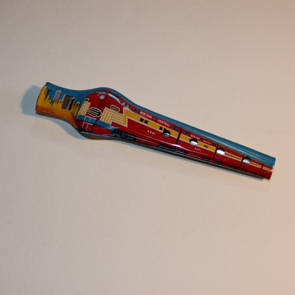 Vintage Japan Flute Whistle Party Favour Show Bag New York Train Scene