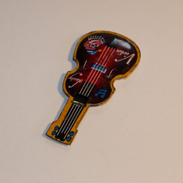 Vintage Japan Tin Whistle Party Favour Show Bag Lucky Violin Motif - Image 2