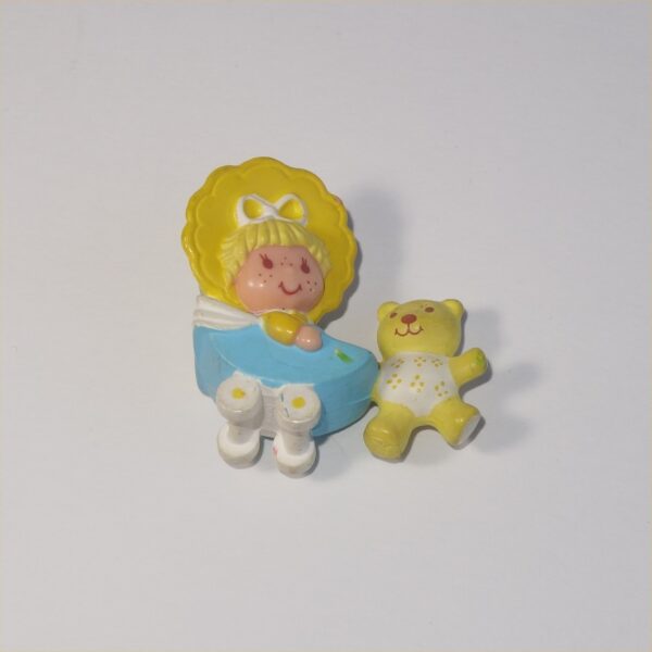 Strawberry Shortcake 1982 Butter Cookie with Jelly Bear PVC Figurine - Image 2