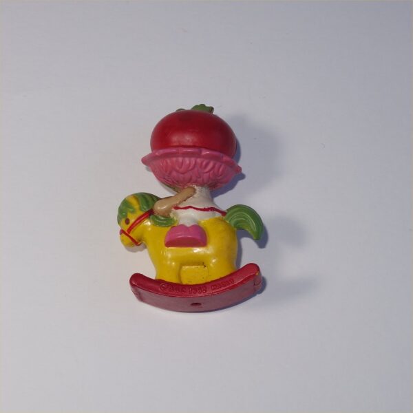 Strawberry Shortcake 1982 Cherry Cuddler on a Rocking Horse PVC Figurine - Image 4