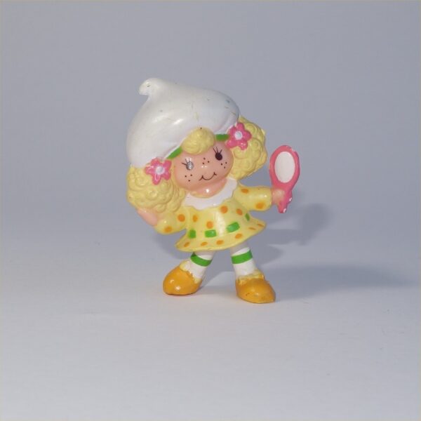 Strawberry Shortcake 1982 Lemon Meringue with a Mirror PVC Figurine