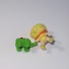 Strawberry Shortcake 1982 Apple Dumplin Pulling a Cart of Apples PVC Figurine - Image 2