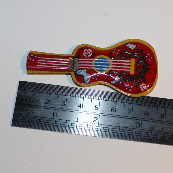 Vintage Japan Whistle Party Favour Show Bag Guitar Image