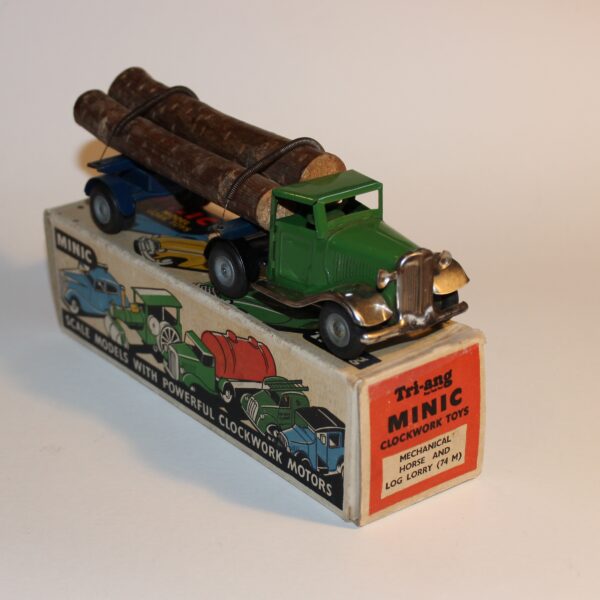 Triang Minic 74M Clockwork Articulated Log Lorry - Image 2