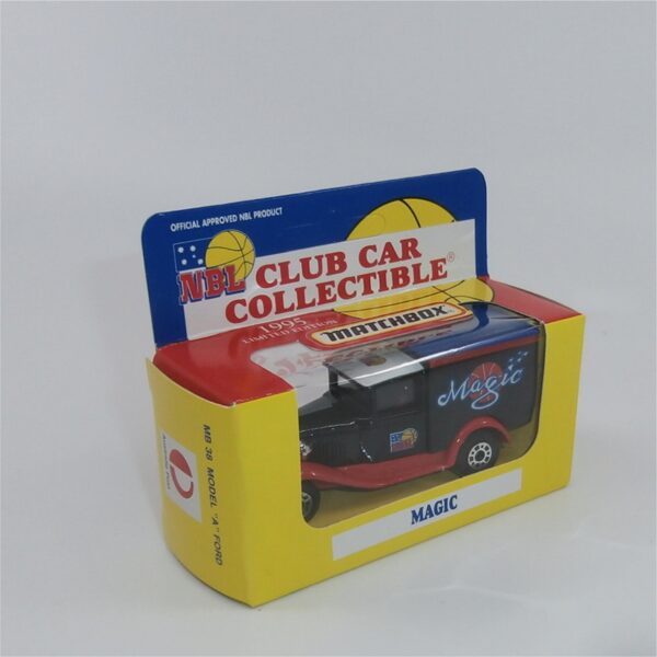 Matchbox 1995 NBL Basketball Club Car Melbourne Magic Model A Ford