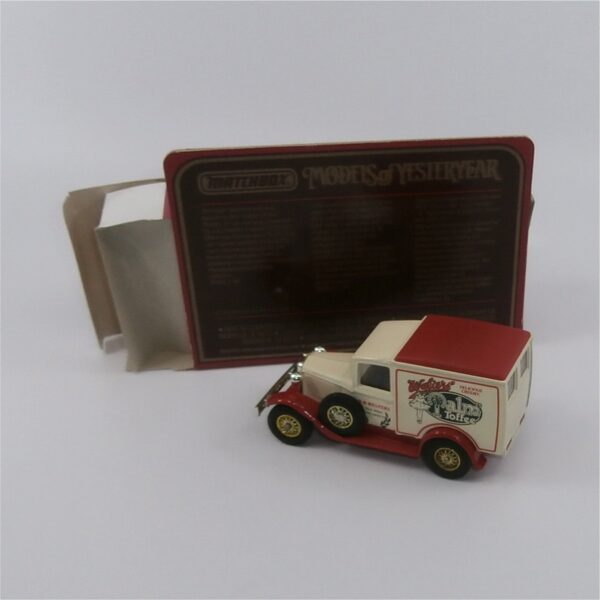 Matchbox Models of Yesteryear Y-22 1930 Model A Ford Van Walters Palm Toffee