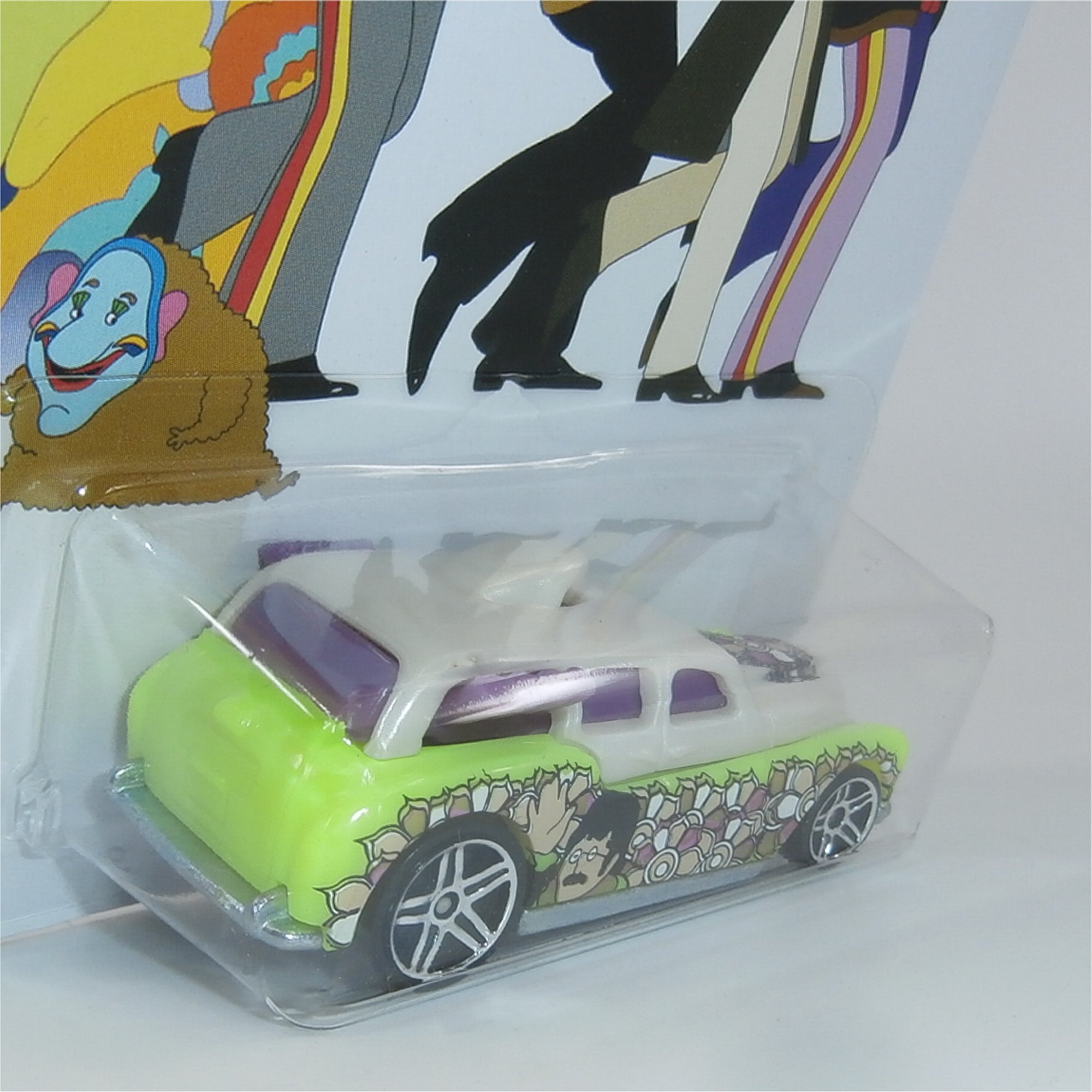 Cockney Cab 2 2016 Hot Wheels THE BEATLES 50th Anniversary YELLOW SUBMARINE 1:64 Scale Collectible Die Cast Metal Toy Car Model 2/6 by Hot Wheels 