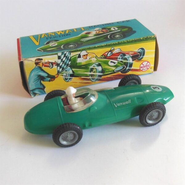 Marx Toys Vanwall Racing Car Friction Motor Hong Kong c1960