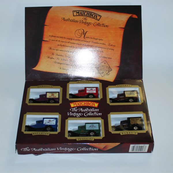 Matchbox Australian Vintage Collection 6 Classic 1:64 Winery Vans