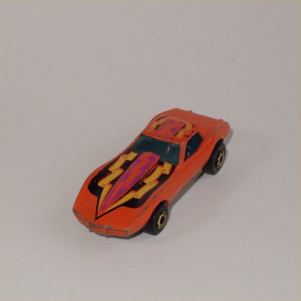 Hot Wheels Flying Colors Corvette Stingray Orange 1980 GHO Wheels