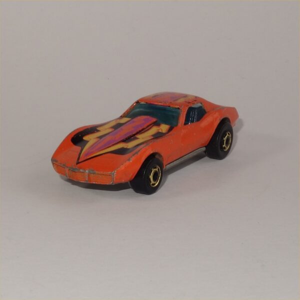 Hot Wheels Flying Colors Corvette Stingray Orange 1980 GHO Wheels