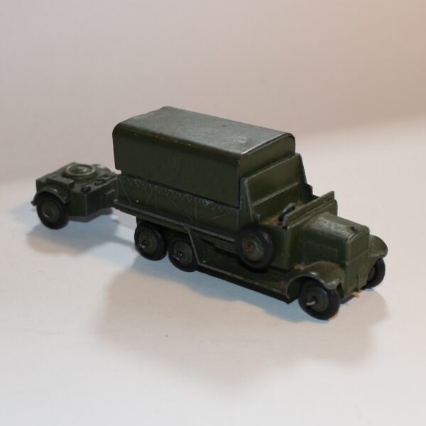 Dinky Toys 151b 6 Wheeled Army Transport Wagon 162b Ammo Trailer