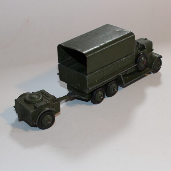 Dinky Toys 151b 6 Wheeled Army Transport Wagon 162b Ammo Trailer