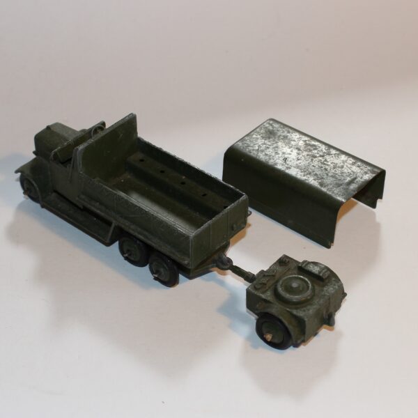 Dinky Toys 151b 6 Wheeled Army Transport Wagon 162b Ammo Trailer