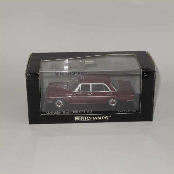 Minichamps 1968-72 Mercedes 300 SEL 6.3 Red