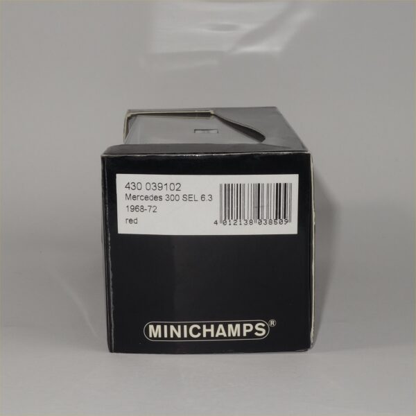 Minichamps 1968-72 Mercedes 300 SEL 6.3 Red