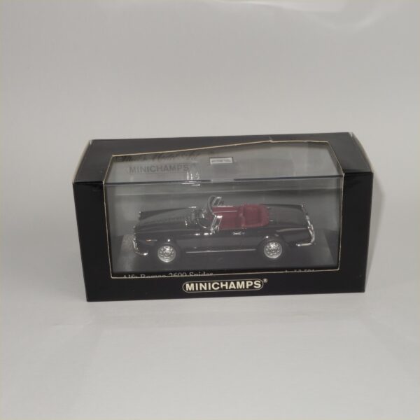 Minichamps 1964 Alfa Romeo 2600 Spider Black